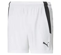 Pantalones cortos PUMA Teamliga para mujer, talla Puma blanco-puma negro, talla mediana (EE. UU.)