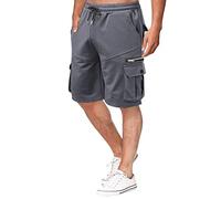 Pantalones Cortos Running Hombres,Pantalones Cortos De Verano Para Hombre De AlgodóN Sueltos De Talla Grande Pantalones De Puntos Pantalones Cortos Informales Con Cremallera Y Varios Bolsillos