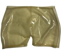 Pantalones Cortos Sexis De Látex Natural Para Hombre, Ropa Interior De Goma Fetiche, Boxers,Color Personalizado,3XL