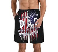 Pantalones Cortos Solo Un Padre Normal Que Intenta No Criar Liberales Shorts De Baño Cómodo Bañador Hombre Elástico Swim Trunks para Natación Correr Piscina S