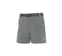 Izas - Pantalón Corto de Senderismo para Mujer - Pantalón Corto de Trekking Tecnología Dry Fit - Expulsa Sudor y Mantiene Seco - Tejido Impermeable Elástico, Secado Rápido - Nagela II Gris - L