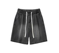 Pantalones Cortos Vaquero Hombre,Verano Casual Moda Jeans Tallas Grandes Shorts Chandal Hombre Deportes Transpirables Ligeros y Casuales Estilo Urbano para Correr Playa