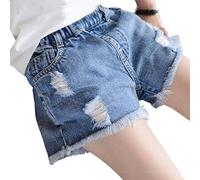 Pantalones Cortos Vaqueros con Estilo Colegiala para niñas pequeñas Verano multiforma y cómodo Rendimiento Escolar para niñas de 5 a 13 años Toque Suave Que Abraza sin Apretar