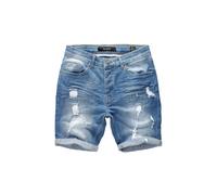 Pantalones Cortos Vaqueros Hombre Elásticos Diseño Rotos Denim Shorts A&S