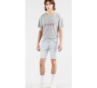 Pantalones cortos vaqueros para hombre Levis 412 SLIM SHORTS, azul claro, W38