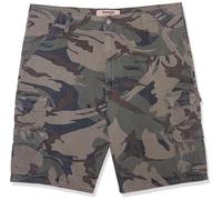 Pantalones Cortos Wrangler, auténticos, Estilo Cargo, Hombre, Verde (Forest Green Camo), 40