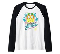 Pantalones Cuadrados Oficiales de Bob Esponja The Look of Summer Camiseta Manga Raglan