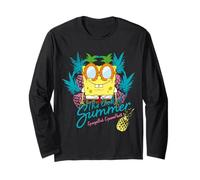 Pantalones Cuadrados Oficiales de Bob Esponja The Look of Summer Manga Larga