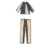 Pantalones de algodón con cremallera fácil de poner for pacientes, ropa médica for pacientes encamados y ancianos, pantalones de enfermería for rehabilitación quirúrgica.(Paste_XXXL)