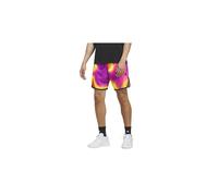Pantalones de baloncesto adidas crazylite aop 6 hombre rosa/amari S 7"