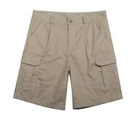 Pantalones DE Boxeo Hombres XL PantalóN Corto Cargo EláStico Hombre Tejido Transpirable VersáTil Casual Verano Ajuste CóModo Bolsillos PráCticos Pantalones Cortos Boxeadores (Khaki, XXXL)