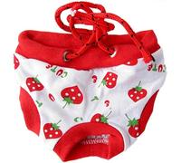 Pantalones de cachorro de perro para mascotas, fisiológicos, higiénicos, calzoncillos cortos, ropa interior pañal pañales para el perro (blanco, XL)