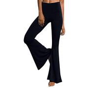 Pantalones De Campana Mujer De Yoga Mallas Gym Chándal Leggings Deportivos Talla Grande Leggins Cintura Alta Elasticos Acampanados Flared Pantalones De Yoga Control De Barriga Comodos Jogging Ofertas