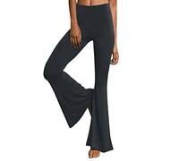Pantalones De Campana Mujer De Yoga Mallas Gym Chándal Leggings Deportivos Talla Grande Leggins Cintura Alta Elasticos Acampanados Flared Pantalones De Yoga Control De Barriga Comodos Jogging Ofertas