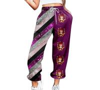 Pantalones de carnaval, adecuados para calabaza, fondo impreso, pantalones de jogging, bolsillos, cintura alta, atléticos, gimnasio, ajuste atlético, pantalones de jogger 2026, Verde militar., S