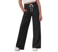 Pantalones de chándal Casuales para niñas con cordón en la Cintura, cómodos Pantalones de chándal para Correr, Yoga, Entrenamiento, Actividades al Aire Libre