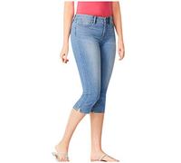 Pantalones de chándal con aspecto vaquero para mujer, leggings elásticos, pantalones de yoga push up, pantalones pirata 7/8, pantalones largos para mujer, pantalones vaqueros ajustados, pantalones de