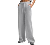 Pantalones de chándal de mujer de talla grande, pantalones de mujer elegantes de cintura alta para el tiempo libre, pantalones de fitness y yoga elásticos, pantalones chándal de mujer anchos