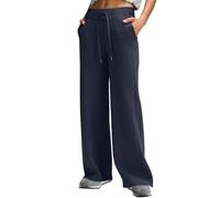 Pantalones de chándal de mujer de talla grande, pantalones de mujer elegantes de cintura alta para el tiempo libre, pantalones de fitness y yoga elásticos, pantalones chándal de mujer anchos