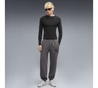 Pantalones de chándal holgados PUMA Sport Street Graphic de forro polar para hombre, Ropa, Gris, M