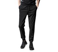 Pantalones de chándal largos para hombre, pantalones de chándal ajustados, pantalones de entrenamiento con puños, pantalones deportivos con cordón, cintura elástica, pantalones de ocio, para el día a