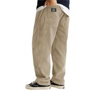 Pantalones de chándal para hombre de pana holgada, pantalones de verano largos y ligeros, pantalones de playa con varios bolsillos, pantalones de deporte, transpirables, cómodos, pantalones de