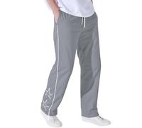 Pantalones de chándal para hombre, holgados, impermeables, transpirables, para el tiempo libre, con estrellas, gráficos, hip hop, Y2K, ropa de calle, cintura elástica, pantalones de deporte, pierna