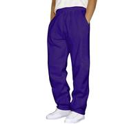 Pantalones de chándal para hombre, holgados, largos, elásticos, clásicos, holgados, de un solo color, pantalones de yoga, pantalones de entrenamiento ligeros, pantalones de entrenamiento, pantalones