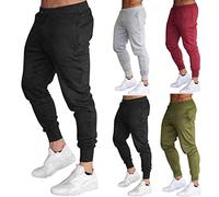 Pantalones de chándal para hombre para piernas largas, pantalones de fitness para hombre, pantalones largos de gimnasio, pantalones deportivos largos, pantalones de entrenamiento, pantalones ligeros