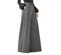 Pantalones de chándal para mujer, pantalones de ocio, pantalones para mujer, pantalones palazzo de verano, estampados, de corte corto, lino de algodón, cómodos pantalones holgados con bolsillos, a la