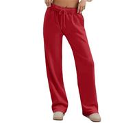 Pantalones de chándal para mujer, transpirables, de secado rápido, pantalones de ocio con pierna ancha, pantalones interiores con cordón, pantalones de sudadera, cintura alta, pantalones de compresión