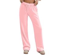 Pantalones de chándal para mujer, transpirables, de secado rápido, pantalones de ocio con pierna ancha, pantalones interiores con cordón, pantalones de sudadera, cintura alta, pantalones de compresión