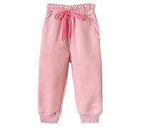 Pantalones de chándal para niños de un solo color, cintura elástica, pantalones de entrenamiento suaves, pantalones casuales clásicos, pantalones casuales, pantalones de entrenamiento informales