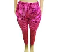 Pantalones de colores para niños, ideales para espectáculos de danza y espectáculos de teatro, Rosa intenso., 5-6 años