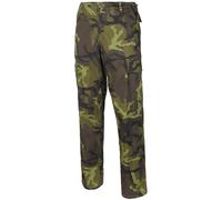Pantalones de combate MFH US BDU Hombre Trabajo Militar Czech Woodland Camo