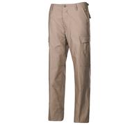 Pantalones de combate MFH US BDU Reinforced Hombre Trekking Excursionismo Caqui