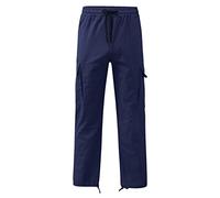 Pantalones de combate para adolescentes y niños, pantalones cargo para hombre, senderismo, caminar, exteriores, pantalones de trabajo, ligeros, elásticos, con cordón, ropa de calle, pantalones rectos