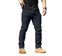 Pantalones de Combate para Hombres Pantalones de Carga tácticos Militares de la Ciudad Pantalones de ejército con múltiples Bolsillos elásticos