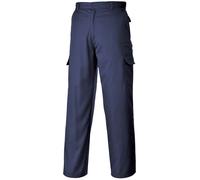 Pantalones De Combate Polycotton NAVE AZUL O NEGRO De Portwest