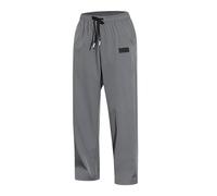 Pantalones de correr para hombre, transpirables, rectos, informales, con cordón, cintura elástica, pierna recta, para gimnasio, ciclismo, correr, senderismo, caminar, descansar, ropa de trabajo al
