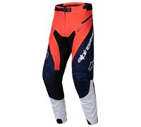 Pantalones de Cross Alpinestars Pro-Dura Azul Marino/Naranja Brillante/Blanco32 Azul Marino,Naranja Brillante,Blanco