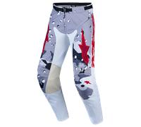 Pantalones de Cross Alpinestars Racer Air Lone Gris Camuflaje/Blanco/Rojo Fuego40 Gris Camuflaje,Blanco,Rojo Fuego
