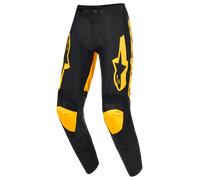 Alpinestars Racer Riway Pantalones de motocross, negro-amarillo, tamaño 30 para Hombres