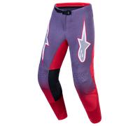 Pantalones de Cross Alpinestars Supertech Hiten AFD Graystone/Rojo Flúor/Lila Claro38 Graystone,Rojo Flúor,Lila Claro