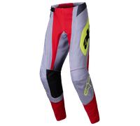 Pantalones de Cross Alpinestars Techstar Melt Rojo brillante/Gris32 Rojo brillante,Gris