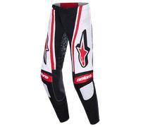 Alpinestars Techstar Nomur Pantalones de motocross, negro-blanco-rojo, tamaño 40 para Hombres