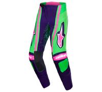 Pantalones de Cross Alpinestars Techstar Nomur Púrpura/Verde/Rosa36 Púrpura,Verde,Rosa