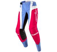 Alpinestars Techstar Ocuri Pantalones de motocross, blanco-rojo-azul, tamaño 34