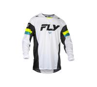 Pantalones de Cross FLY Racing Kinetic 533-Prix Blanco/Negro/Hi-VisM Blanco,Negro,Hi-Vis