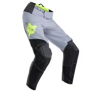 FOX 180 Flow Pantalones de motocross, negro-amarillo, tamaño 28 para Hombres